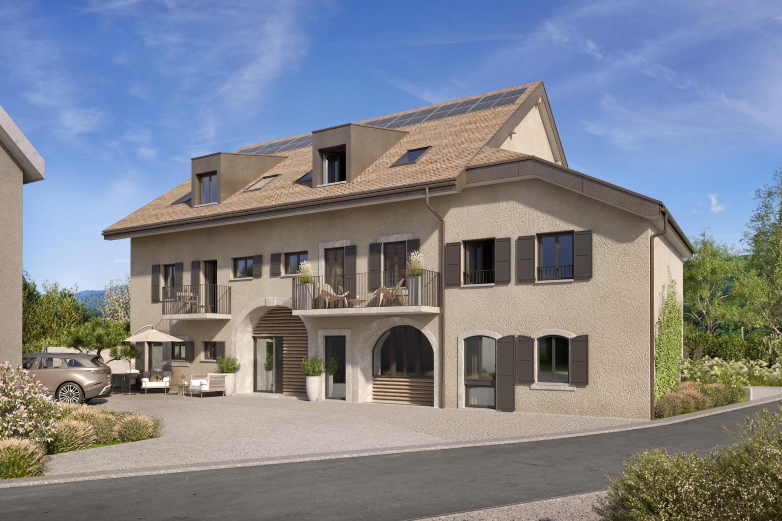 Promotion de 5 appartements, 1 commerce et 1 atelier à Bassins